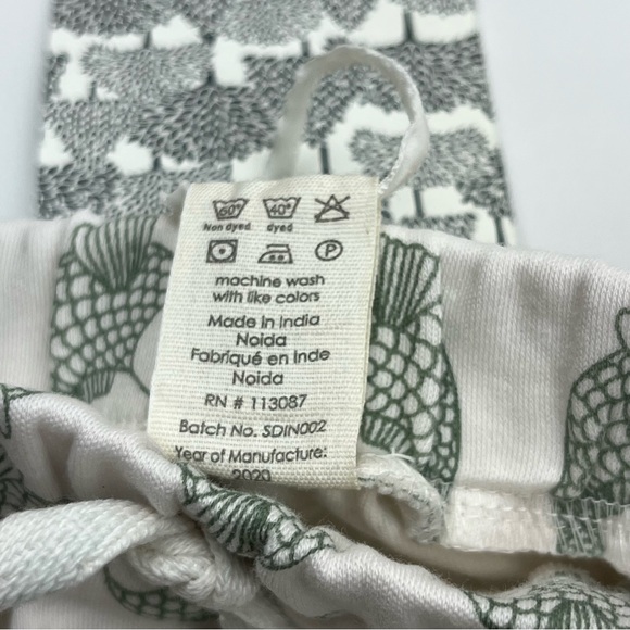 Kate Quinn Size 3T Fish Patterned 100% Organic Cotton Pants Pull On Soft NEW - Picture 3 of 9